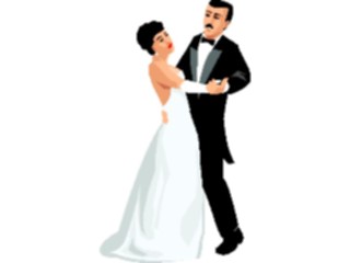 Sticker Custom Preview Image #093604 Occasions Weddings Bride Groom Dancing4