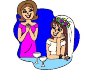 Sticker Custom Preview Image #093621 Occasions Weddings Bride Maidof Honor3