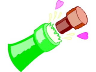 Sticker Custom Preview Image #093662 Occasions Weddings Champagne2