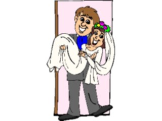 Sticker Custom Preview Image #093677 Occasions Weddings Crossingthe Threshold