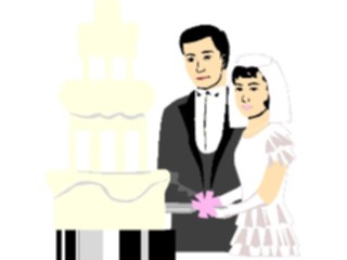 Sticker Custom Preview Image #093681 Occasions Weddings Cuttingthe Cake4