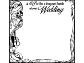 Sticker Custom Preview Image #093683 Occasions Weddings D J Frame