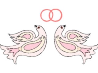 Sticker Custom Preview Image #093684 Occasions Weddings Doves