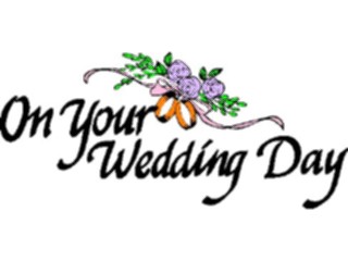 Sticker Custom Preview Image #093780 Occasions Weddings On Your Wedding Day