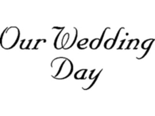 Sticker Custom Preview Image #093782 Occasions Weddings Our Wedding Day