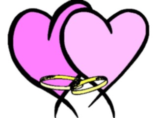 Sticker Custom Preview Image #093846 Occasions Weddings Rings Hearts1