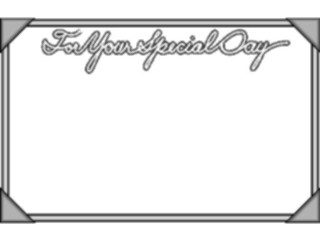Sticker Custom Preview Image #093849 Occasions Weddings Special Day Frame