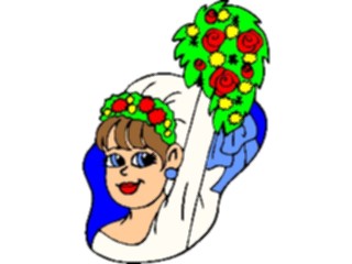 Sticker Custom Preview Image #093851 Occasions Weddings Throwing Bouquet