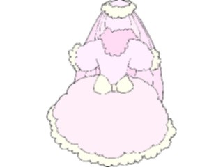 Sticker Custom Preview Image #093870 Occasions Weddings Wedding Gown3