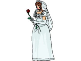 Sticker Custom Preview Image #093871 Occasions Weddings Wedding Gown4