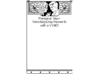 Sticker Custom Preview Image #093883 Occasions Weddings Wedding Video Frame