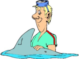 Sticker Custom Preview Image #093902 Occupations Cartoons Aquatic Trainer2