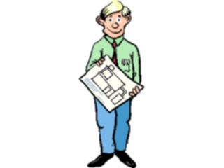 Sticker Custom Preview Image #093906 Occupations Cartoons Architect1