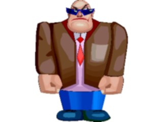 Sticker Custom Preview Image #093947 Occupations Cartoons Body Guard