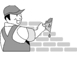 Sticker Custom Preview Image #093951 Occupations Cartoons Brick Layer2