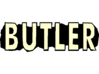 Sticker Custom Preview Image #093960 Occupations Cartoons Butler Title