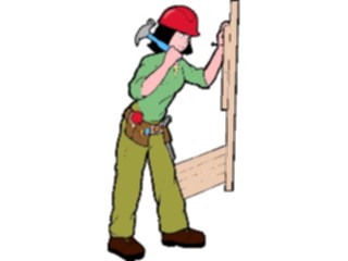 Sticker Custom Preview Image #093970 Occupations Cartoons Carpenter06