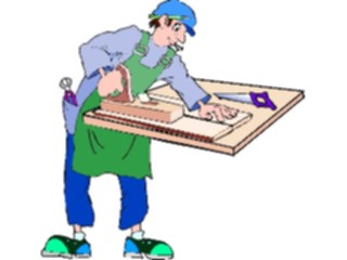 Sticker Custom Preview Image #093973 Occupations Cartoons Carpenter09