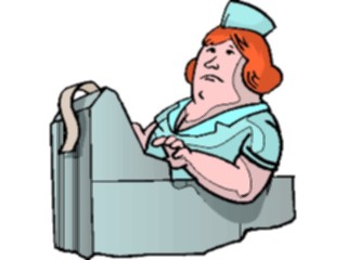 Sticker Custom Preview Image #093983 Occupations Cartoons Cashier3