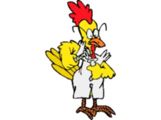 Sticker Custom Preview Image #093997 Occupations Cartoons Chemist Chicken