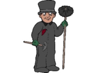 Sticker Custom Preview Image #093999 Occupations Cartoons Chimney Sweep1