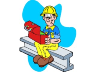 Sticker Custom Preview Image #094014 Occupations Cartoons Construction Worker7