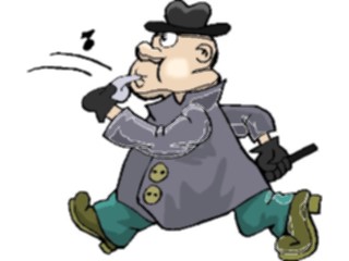 Sticker Custom Preview Image #094023 Occupations Cartoons Detective3