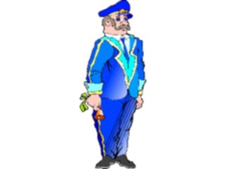 Sticker Custom Preview Image #094037 Occupations Cartoons Doorman3