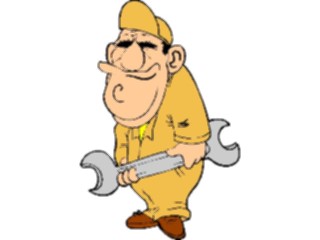 Sticker Custom Preview Image #094169 Occupations Cartoons Mechanic06