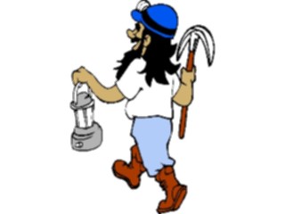 Sticker Custom Preview Image #094186 Occupations Cartoons Miner3