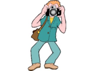 Sticker Custom Preview Image #094256 Occupations Cartoons Photographer10