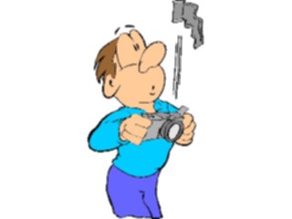 Sticker Custom Preview Image #094257 Occupations Cartoons Photographer11