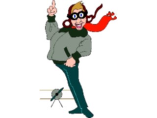 Sticker Custom Preview Image #094266 Occupations Cartoons Pilot2