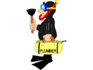 Sticker Custom Preview Image #094277 Occupations Cartoons Plumber04