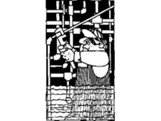 Sticker Custom Preview Image #094278 Occupations Cartoons Plumber05