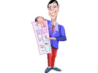 Sticker Custom Preview Image #094299 Occupations Cartoons Real Estate Agent3