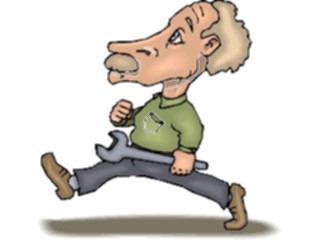 Sticker Custom Preview Image #094304 Occupations Cartoons Repairman4