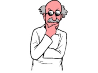 Sticker Custom Preview Image #094340 Occupations Cartoons Scientist10