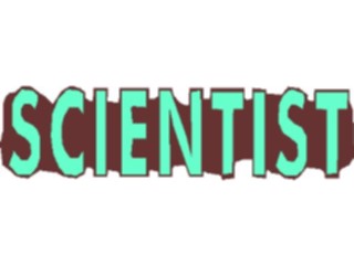 Sticker Custom Preview Image #094353 Occupations Cartoons Scientist Title