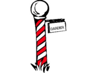 Sticker Custom Preview Image #094441 Occupations Images Barber Pole