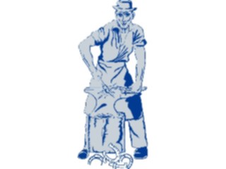 Sticker Custom Preview Image #094444 Occupations Images Blacksmith1