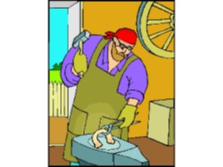 Sticker Custom Preview Image #094445 Occupations Images Blacksmith2