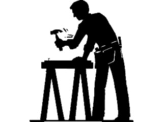 Sticker Custom Preview Image #094484 Occupations Images Carpenter09