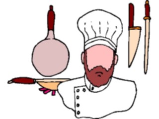 Sticker Custom Preview Image #094491 Occupations Images Chef1