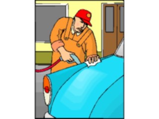 Sticker Custom Preview Image #094555 Occupations Images Gas Station Attendent2