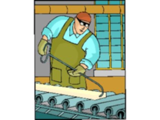 Sticker Custom Preview Image #094573 Occupations Images Ironworker