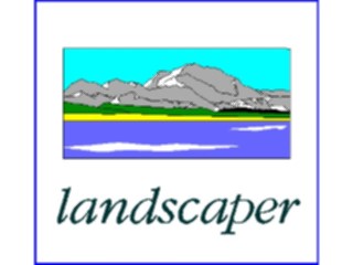 Sticker Custom Preview Image #094581 Occupations Images Landscaper1