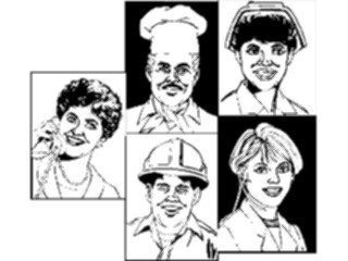 Sticker Custom Preview Image #094634 Occupations Images Occupations Collage