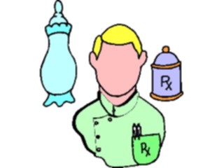 Sticker Custom Preview Image #094643 Occupations Images Pharmacist