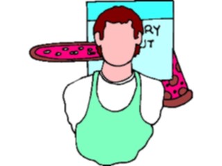 Sticker Custom Preview Image #094660 Occupations Images Pizza Maker